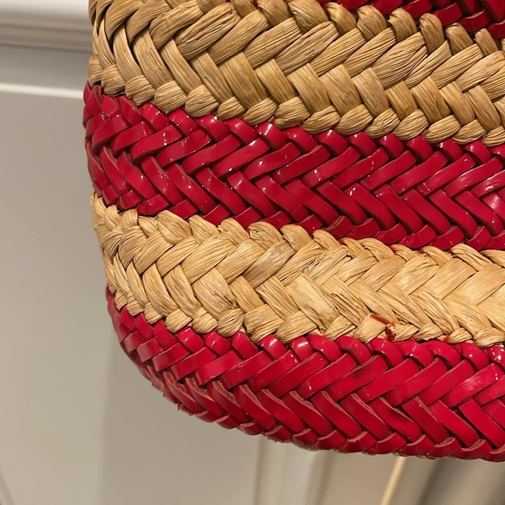 Anya Hindmarch Red and Tan Mini Bag - Picture 3 of 7